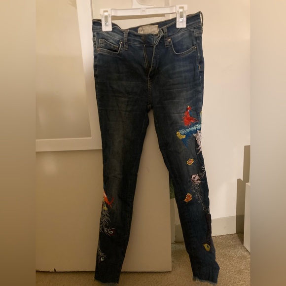 Free People Embroidered Jeans - Picture 4 of 4